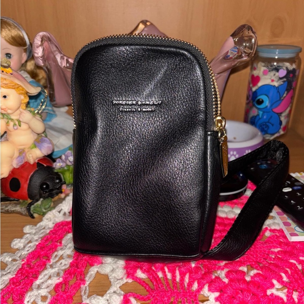 Porsche Design Black Leather Belt Bag